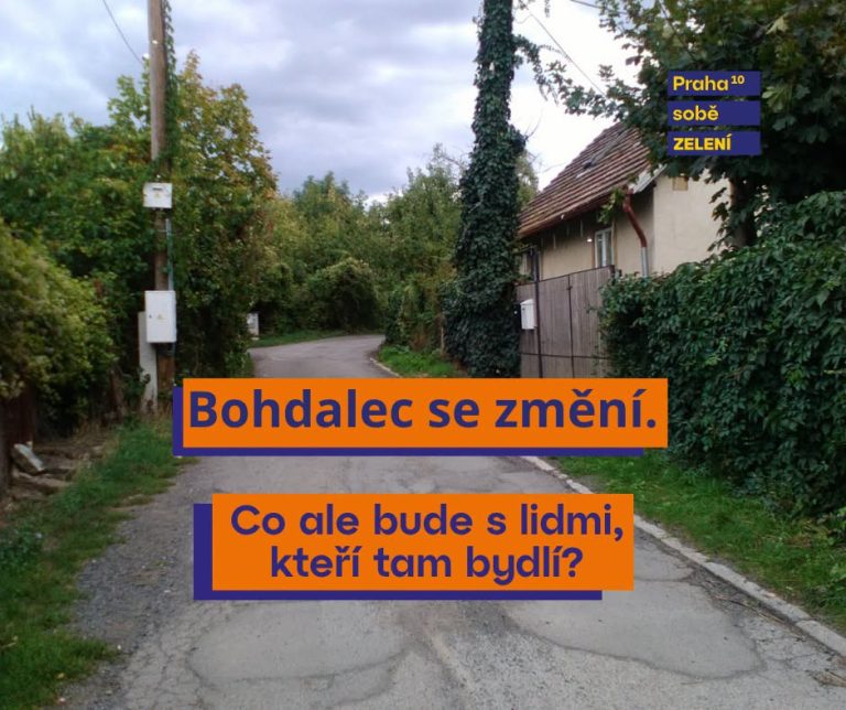 O budoucnosti Bohdalce se musí rozhodovat spolu s místními